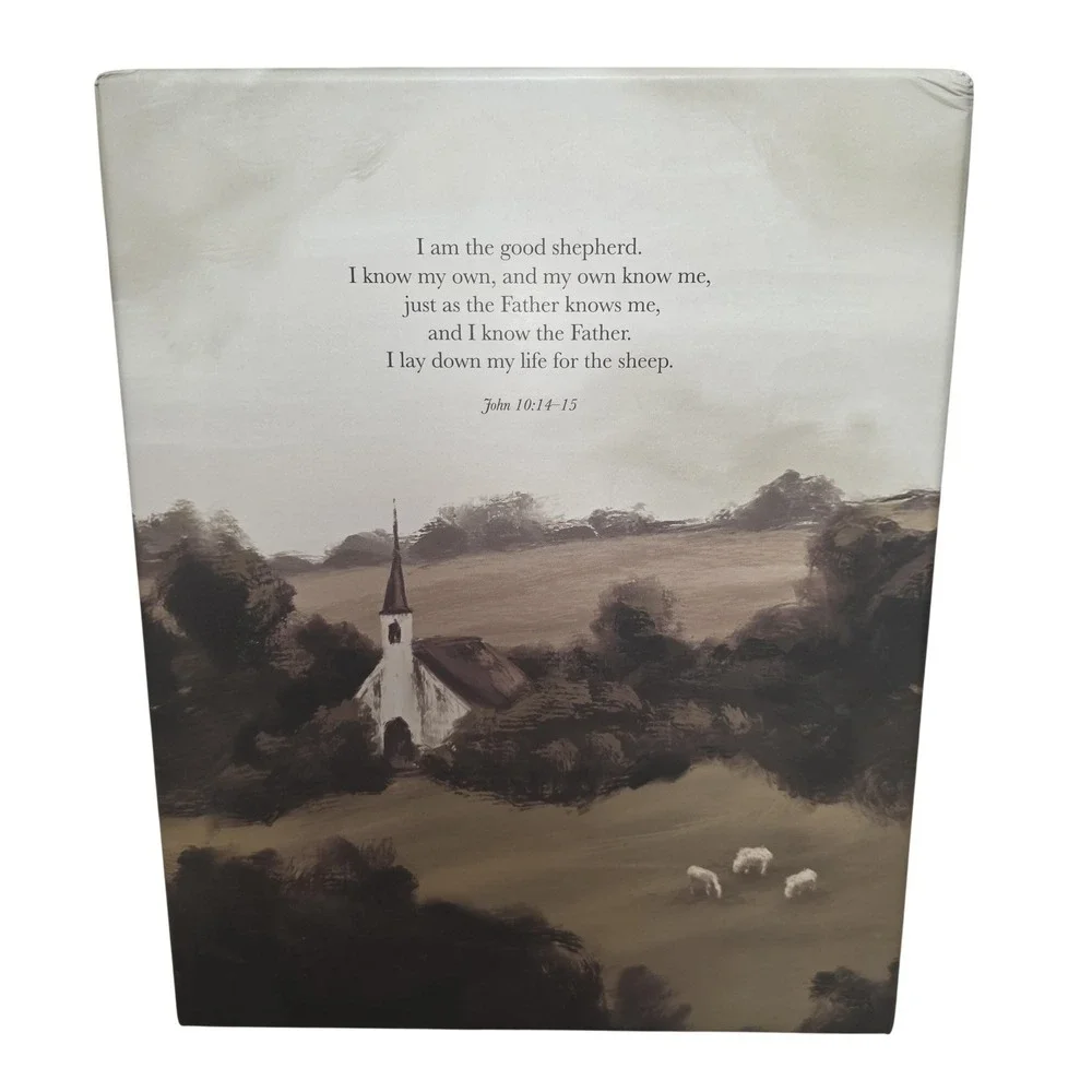 The Daily Grace Co. Good Shepherd 1000 Piece Jigsaw Puzzle Church Scene Brown